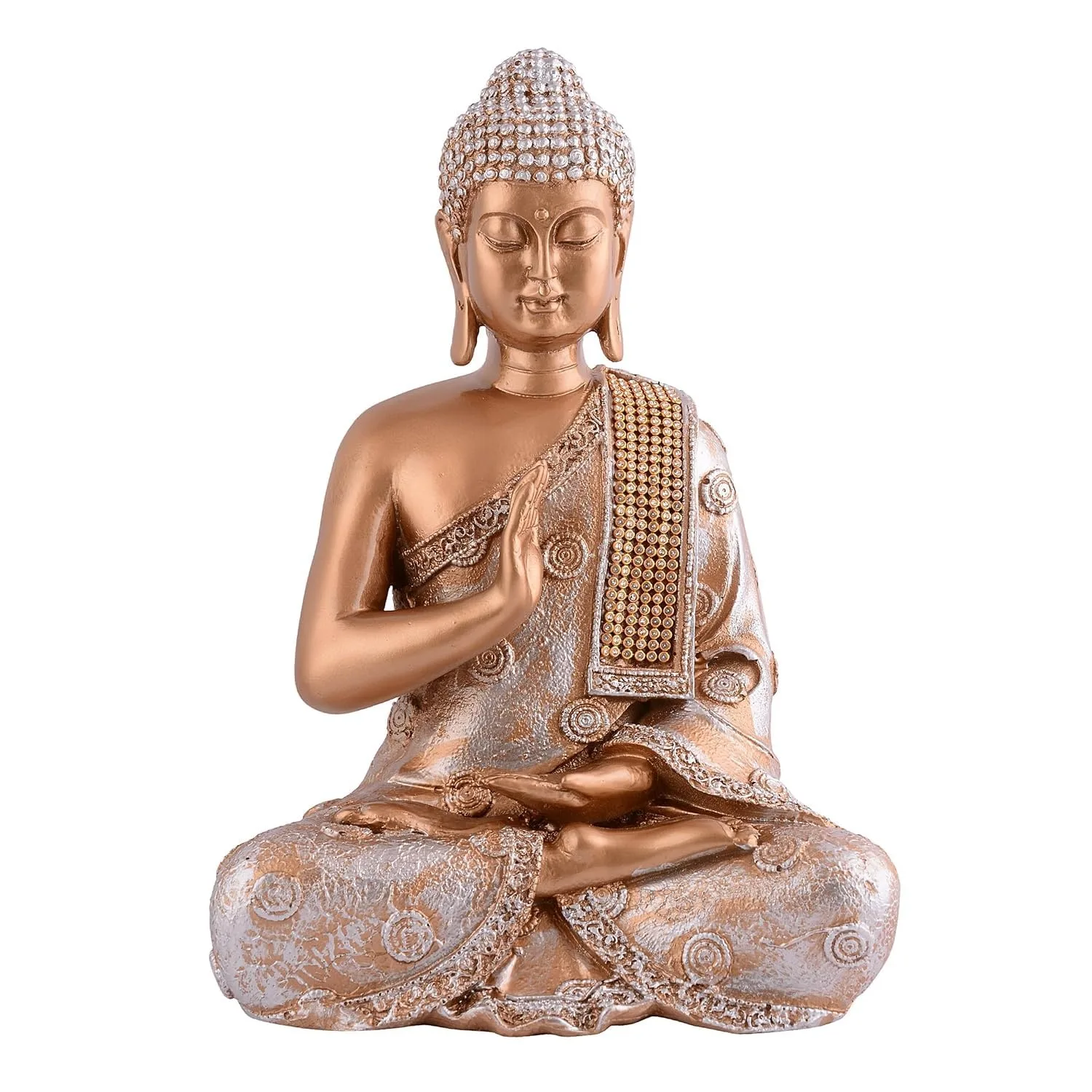 Golden Buddha Statue for Home Decor view 3