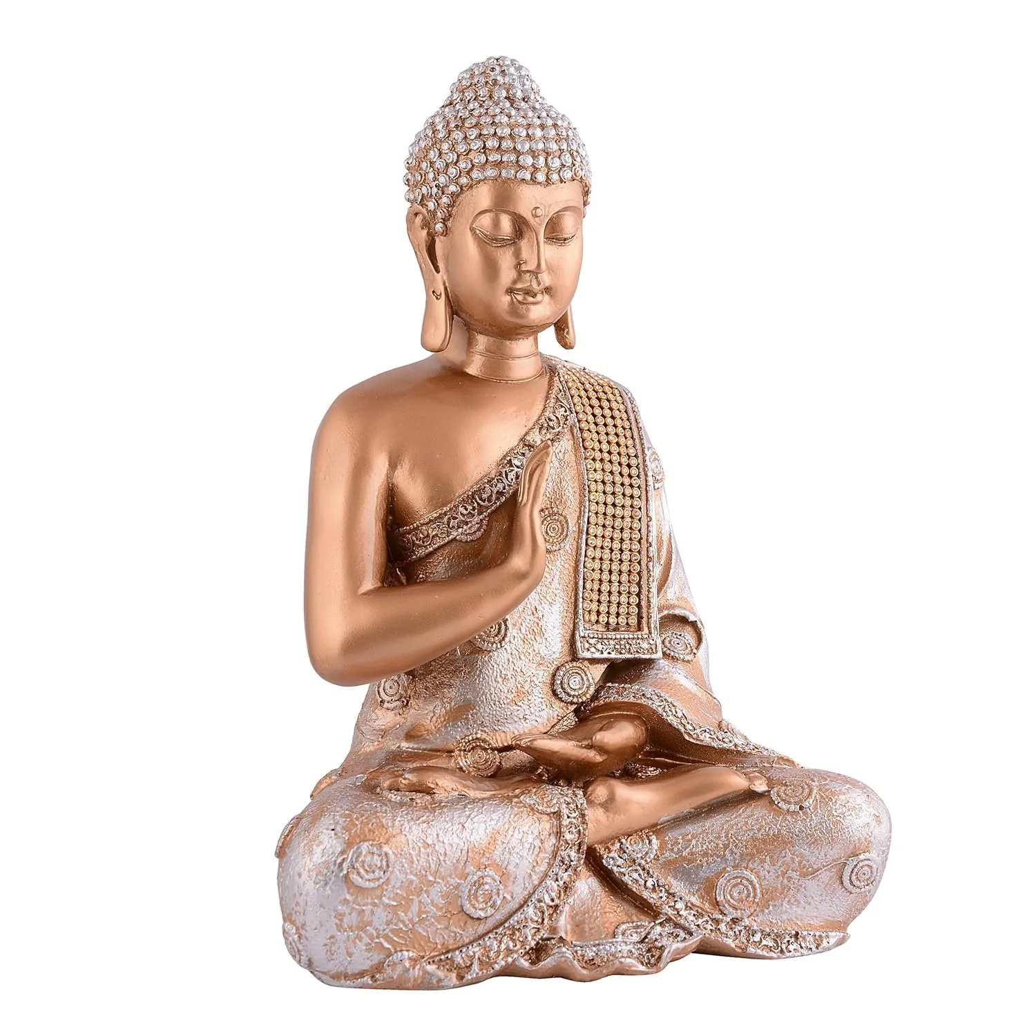 Golden Buddha Statue for Home Decor view 4