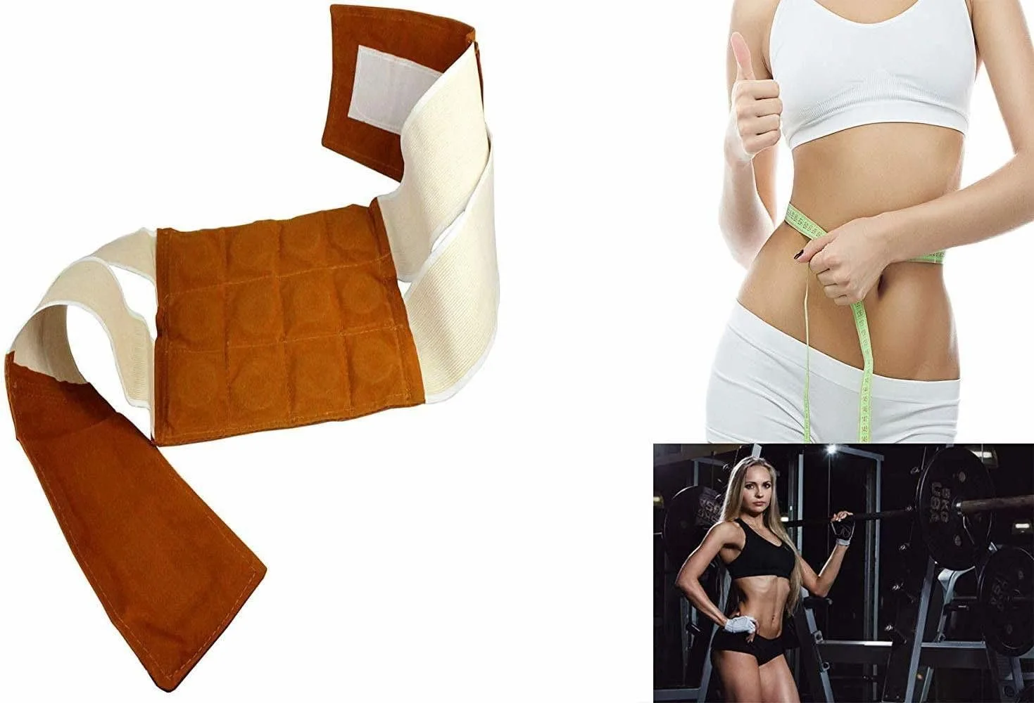 AHINA Magnetic Support Belt for Back Pain Relief with 12 Magnetic Power Back Pain Relief Belt Magnet Therapy Back Support Belt for Back Pain Size-Free, Lightweight Breathable Design, 200 Grams, 1 Count view 2
