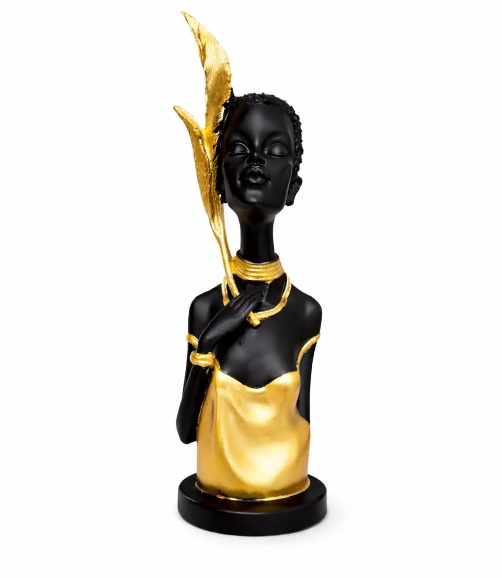 Modern African Lady Statue Showpiece view 3