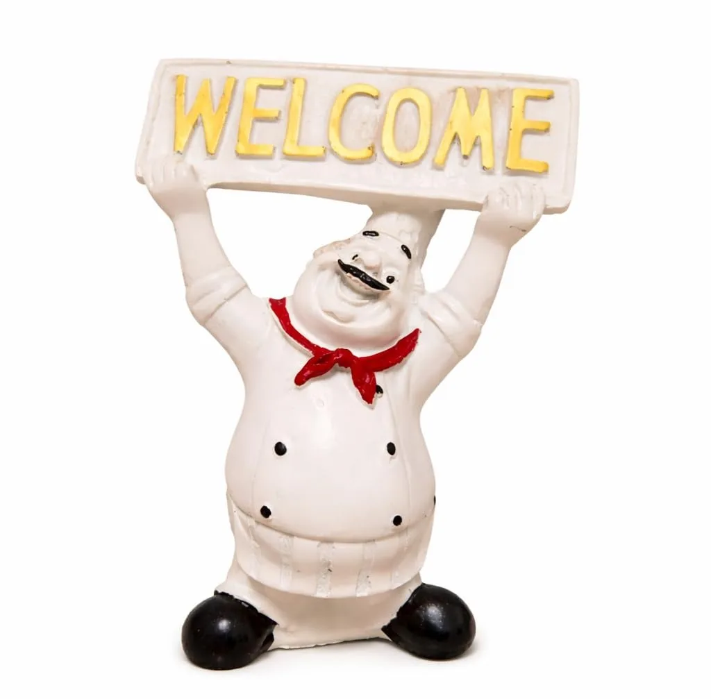 Welcome Chef Showpiece view 3