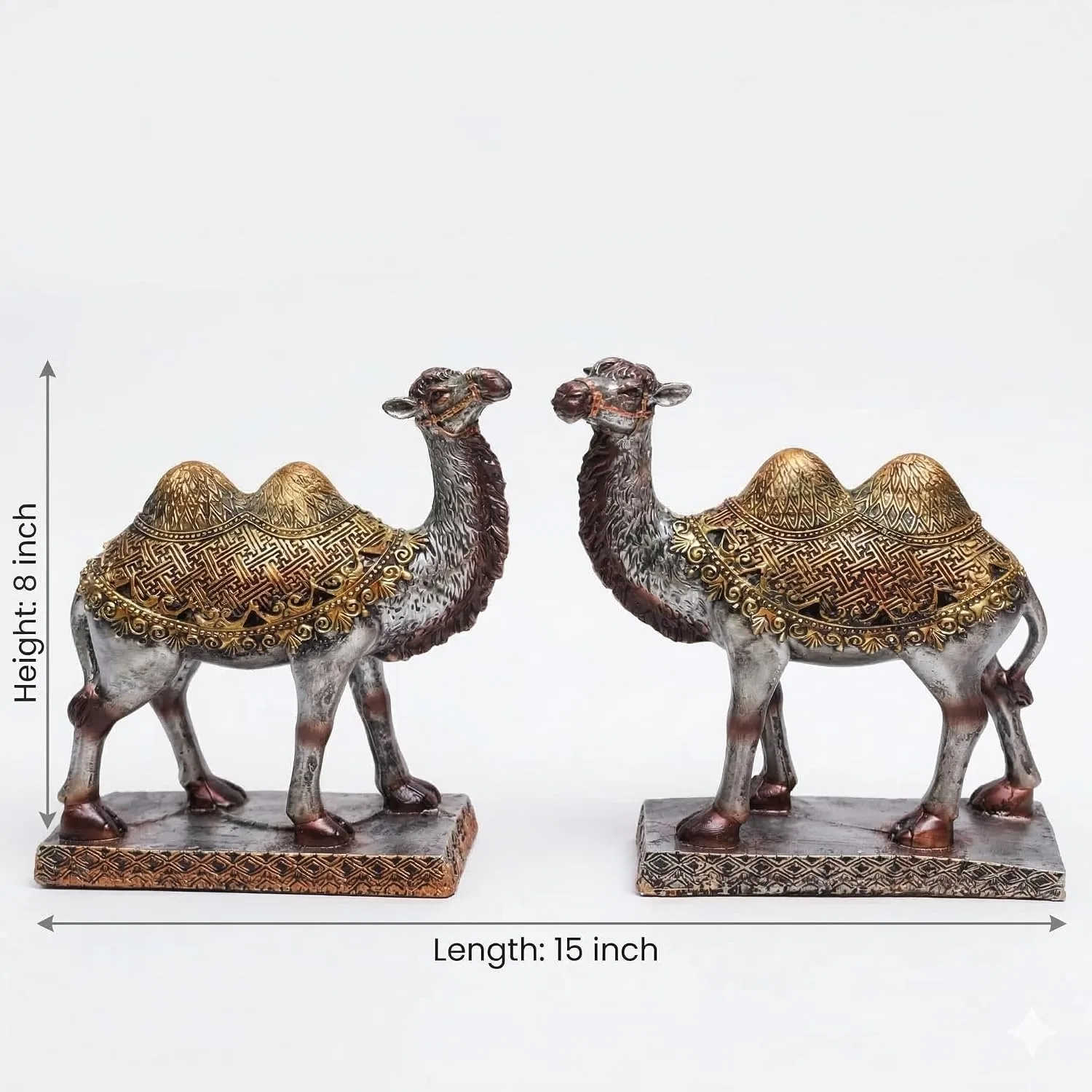 Camel Showpiece Set of 2 view 2