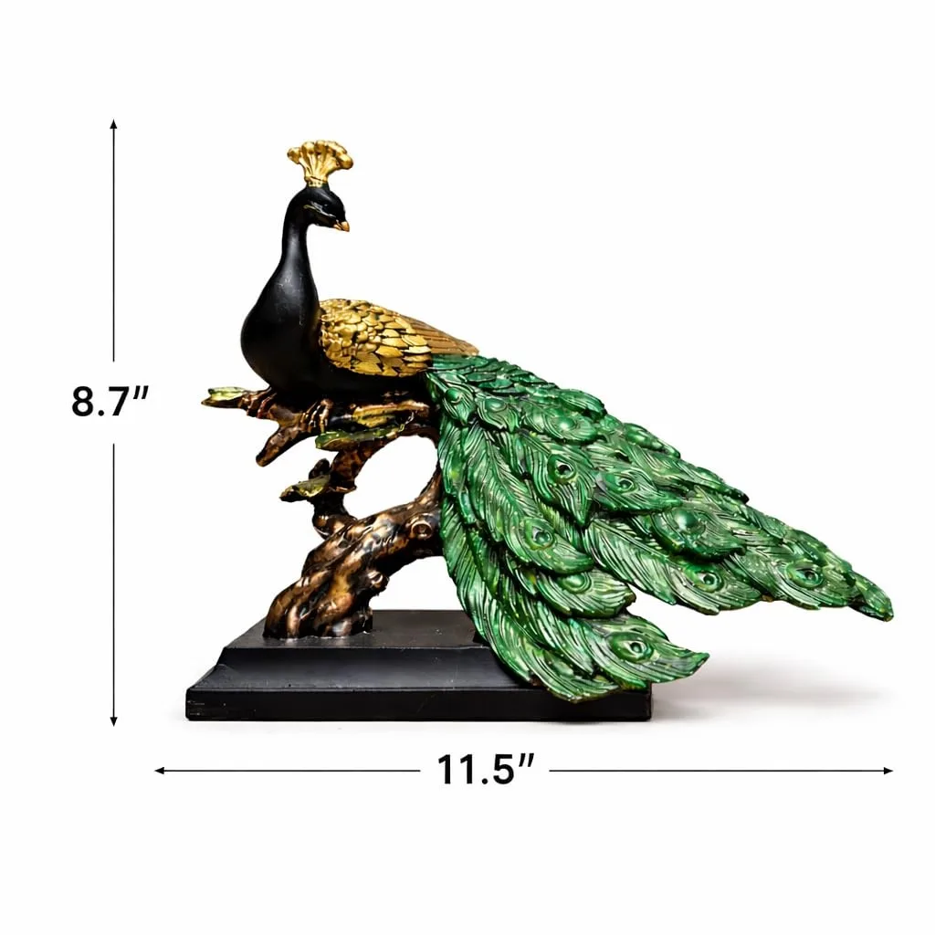 Luxury Peacock Showpiece Metal view 2