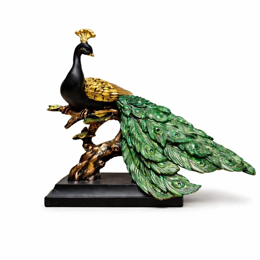 Luxury Peacock Showpiece Metal view 3