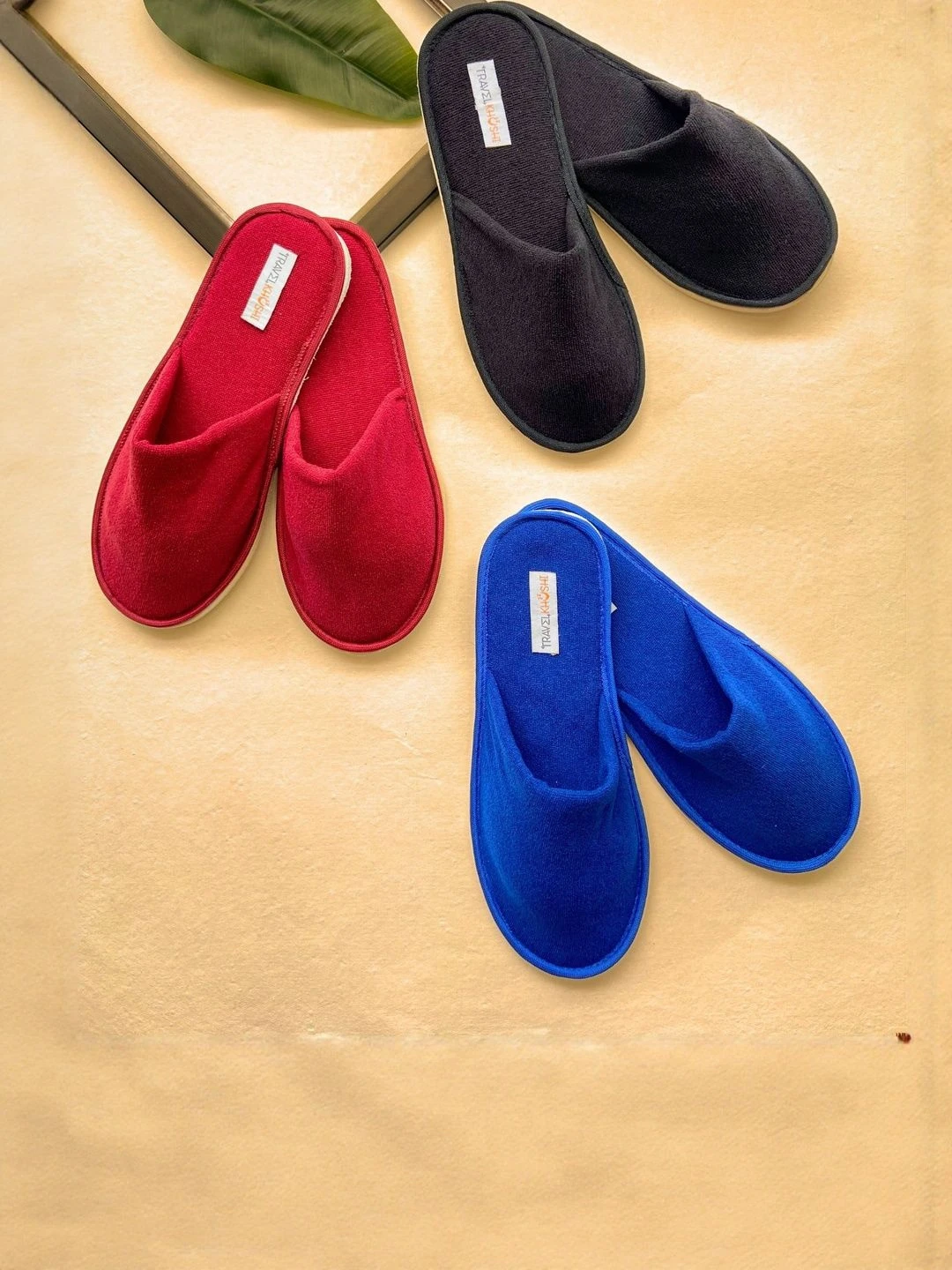 TRAVELKHUSHI Women Pack Of 3 Fur Solid Casual Slip-On Flip Flops view 1