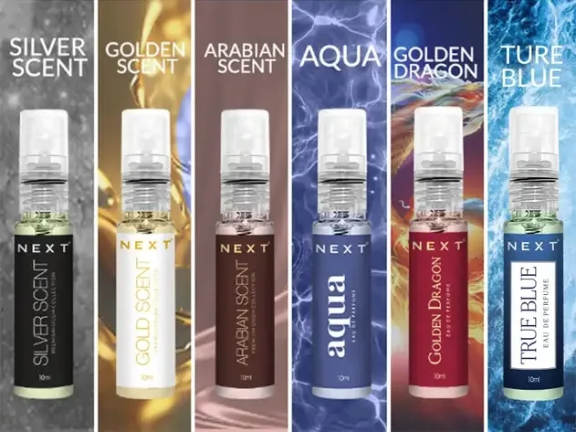Luxury Perfume Atomizer Set for Men & Women, Eau de Perfume (6 x 10ml) view 2