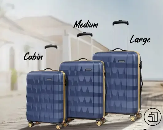 Comet Cabin Trolley Bag 56cm - Small Hard Luggage, 8-Wheel Suitcase view 4