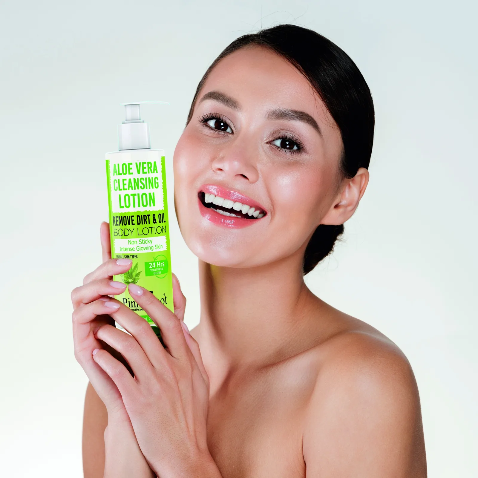 Pink Root Aloevera Cleansing Milk ,Smooth Soft & Clean Skin for Healthy & Brightening Skin (200 ml) view 3