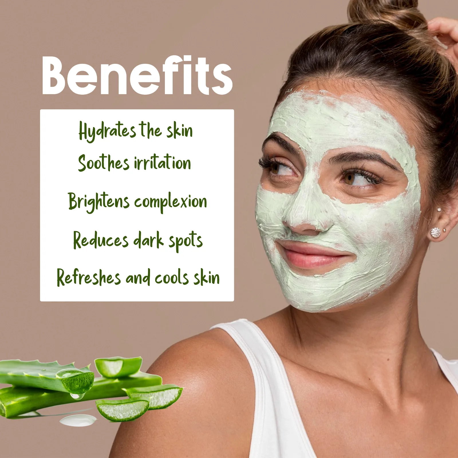Pink Root Aloevera Mask Enriched with natural Aloevera (100 ml) for Acne Control, Pimples Control & Removes dead Cells view 3