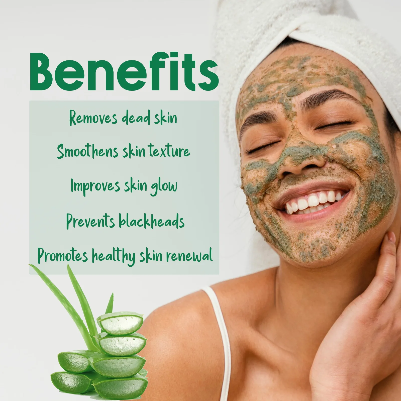Pink Root Aloe Vera Scrub Enriched with Multi-fruit Enzyme Scrub (100 ml) for Acne, Scars, Glowing & Radiant Skin view 3