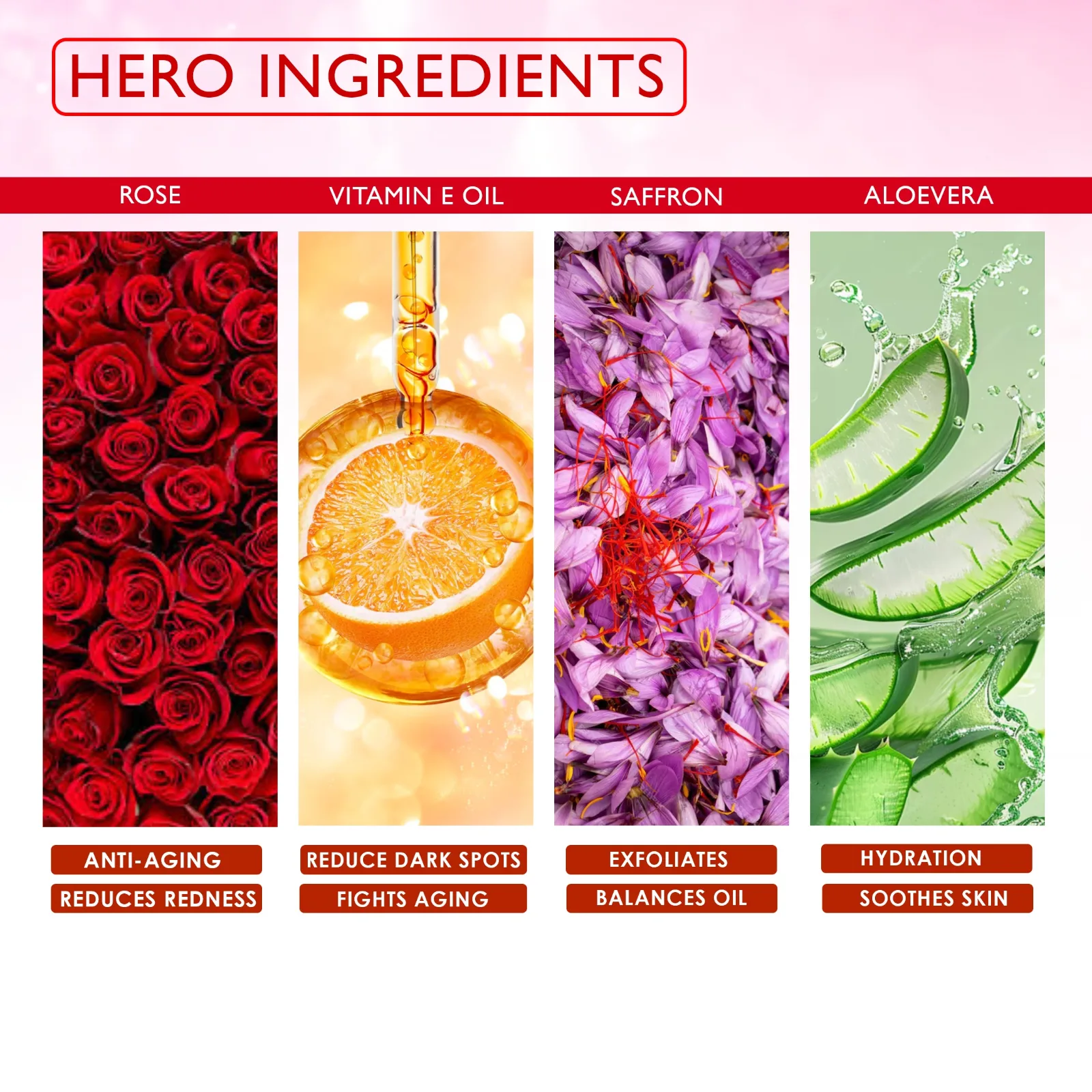 Pink Root Bridal Rose Facial Kit for Women | Glowing & Shining Skin | Enhances Natural Glow | Suitable for All Skin view 4