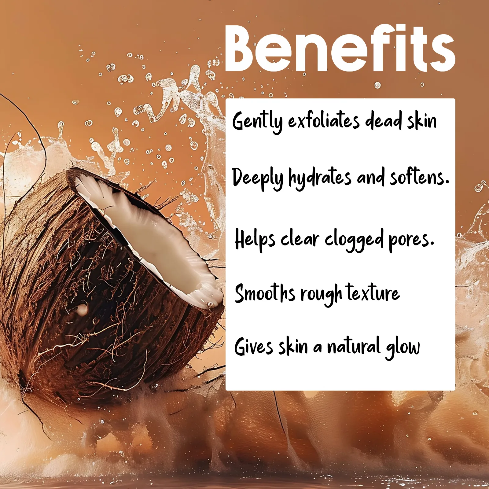 Pink Root Coconut Scrub for Soft, Clean & Healthy Skin, Advanced hydration, Anti-aging, reduce blemishes, 100ml view 4