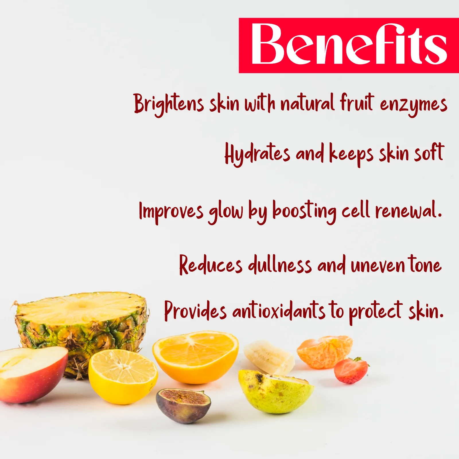 Pink Root Mix Fruit Cream Skin Care Cream Enriched with Vitamin E Oil for Removing dead cells & Nourishing Skin (100ml) view 4