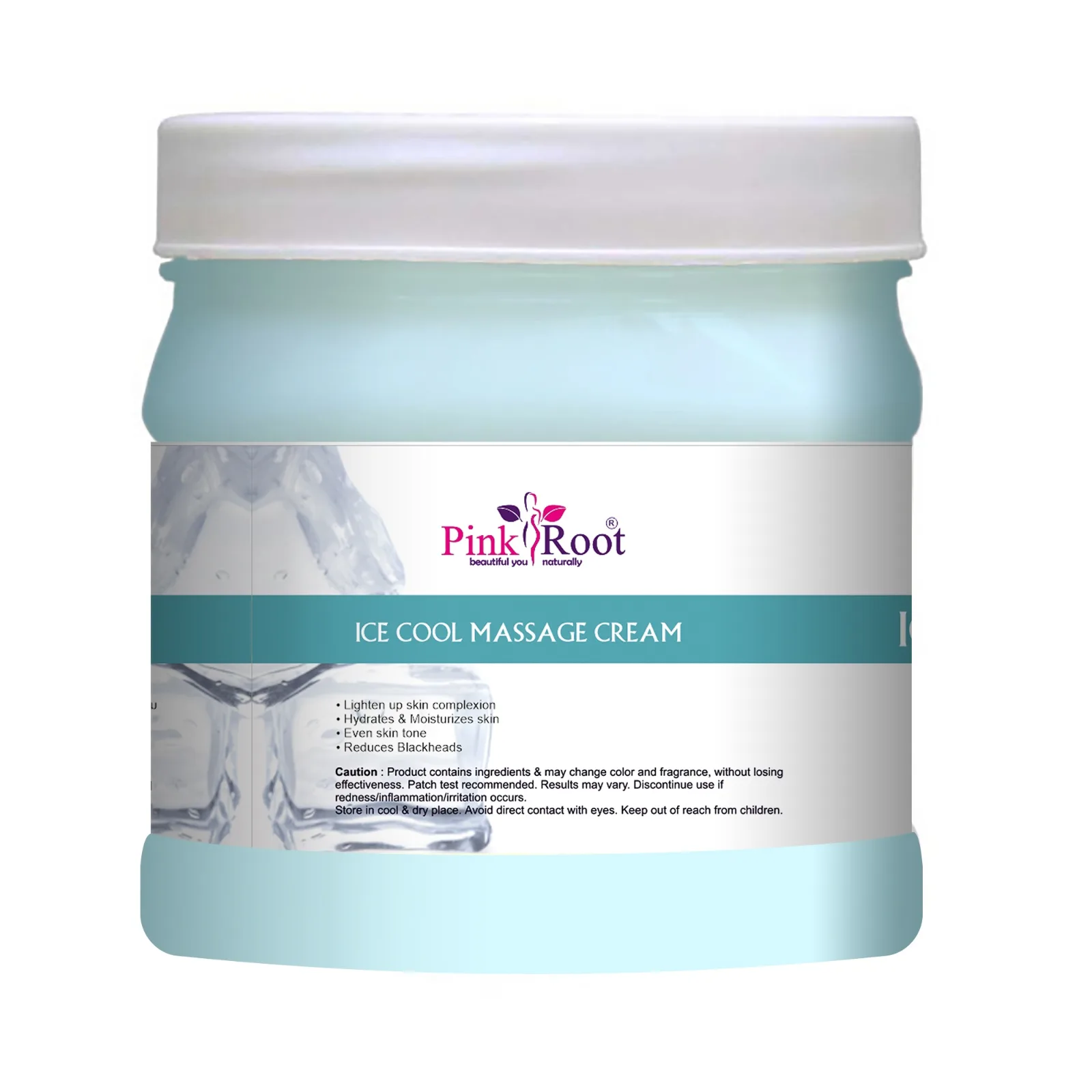 Pink Root  Ice Cool Massage Cream for Anti-acne & Pimples, Anti-ageing, Softening & Smoothening 500ml view 2