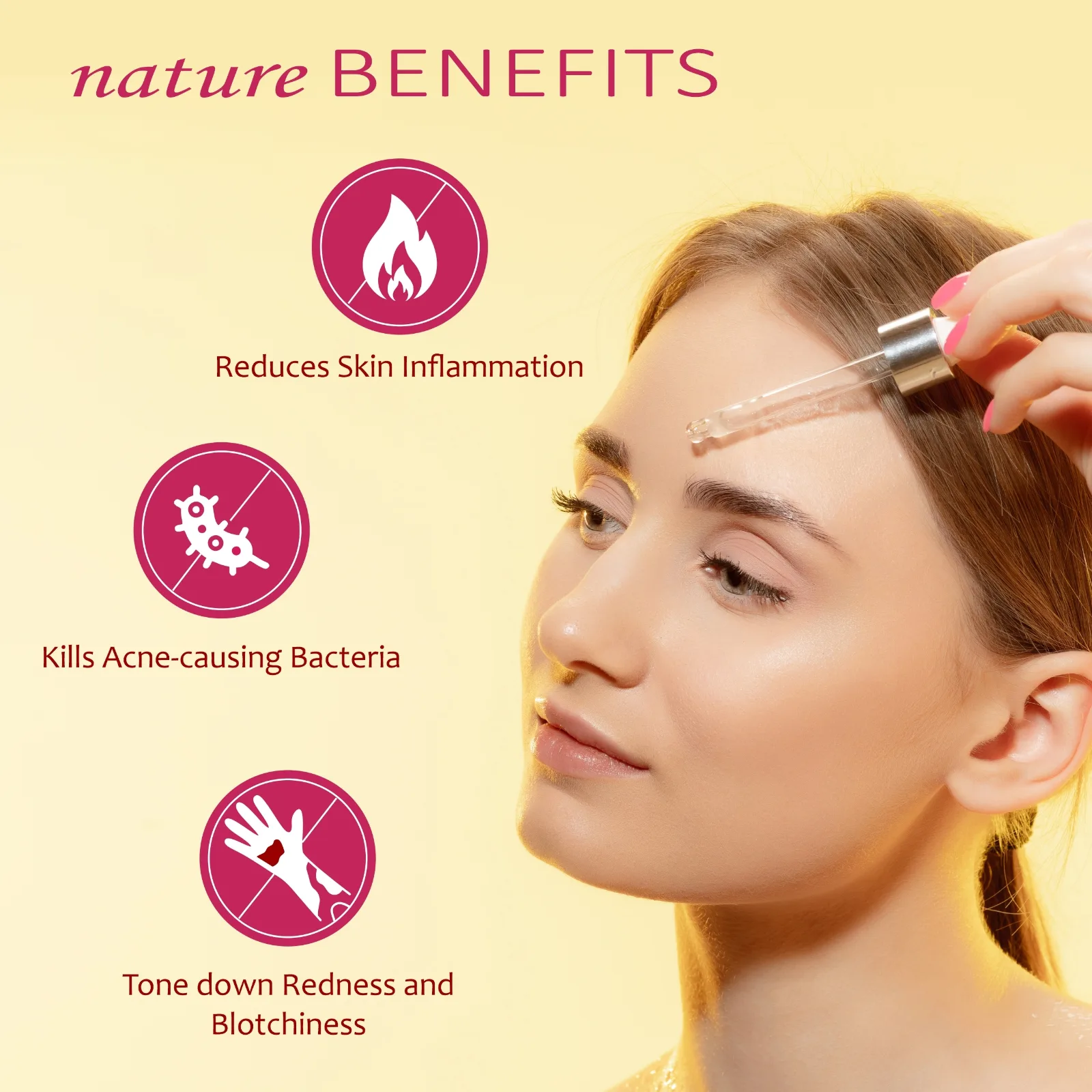 Pink Root Niacinamide 5% & Rice Water Face Serum|For Clear, Blemish-Free, Bright Skin, 30ml (30 ml) view 2