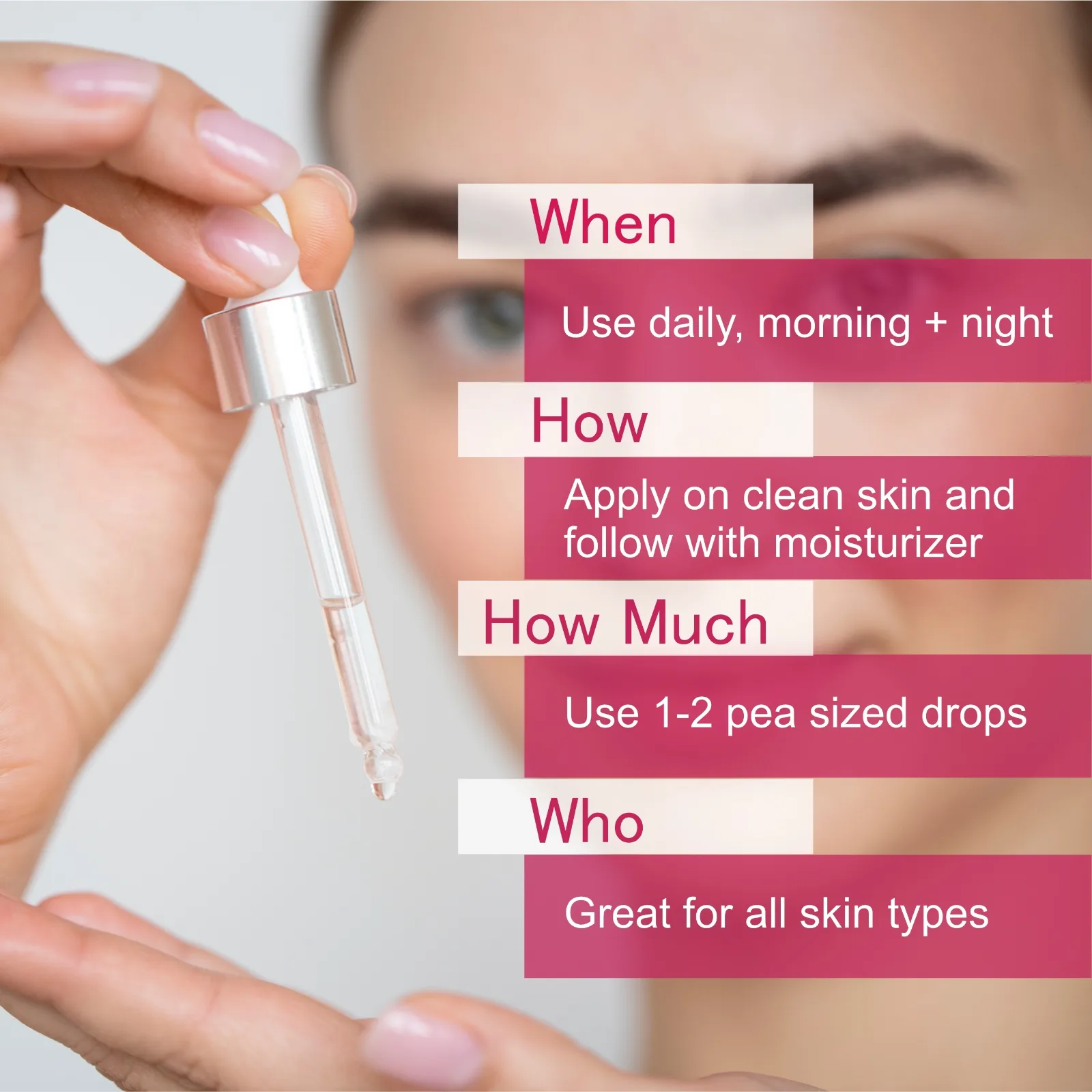 Pink Root Niacinamide 5% & Rice Water Face Serum|For Clear, Blemish-Free, Bright Skin, 30ml (30 ml) view 3