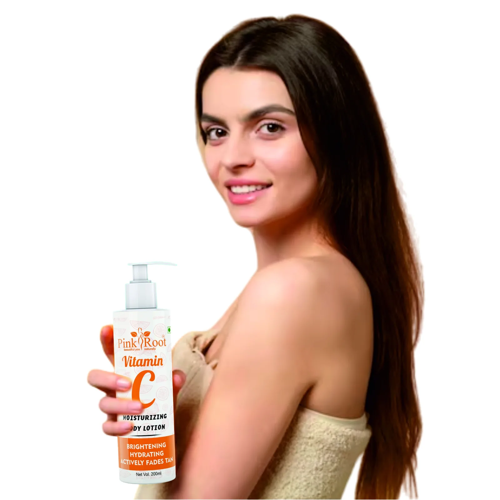 Pink Root Vitamin C Moisturizing,Nourishing Body Lotion |Skin Protecting Light Moisturiser for Dry Skin(200 ml) view 3