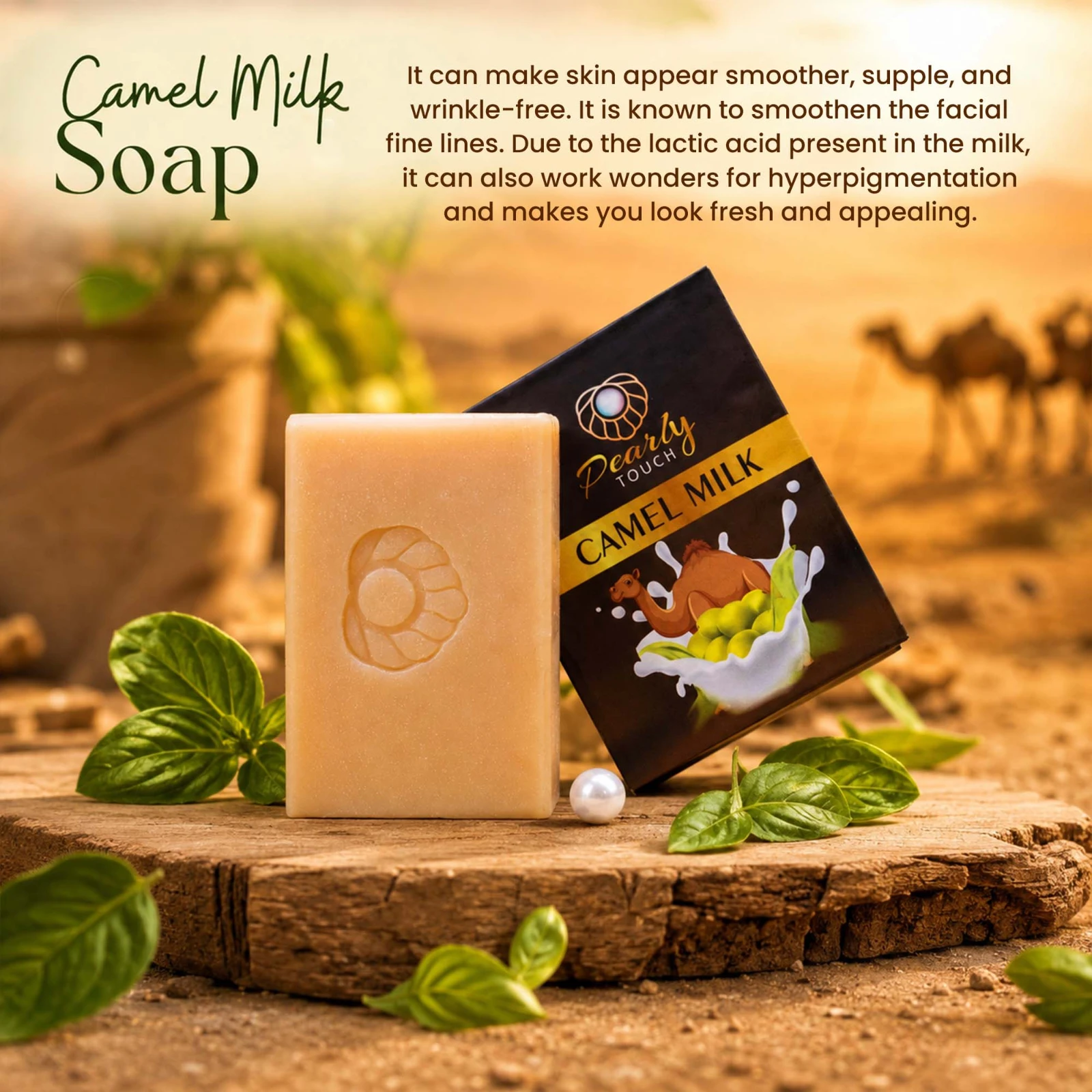 Pearly Touch Camel Milk Soap view 2