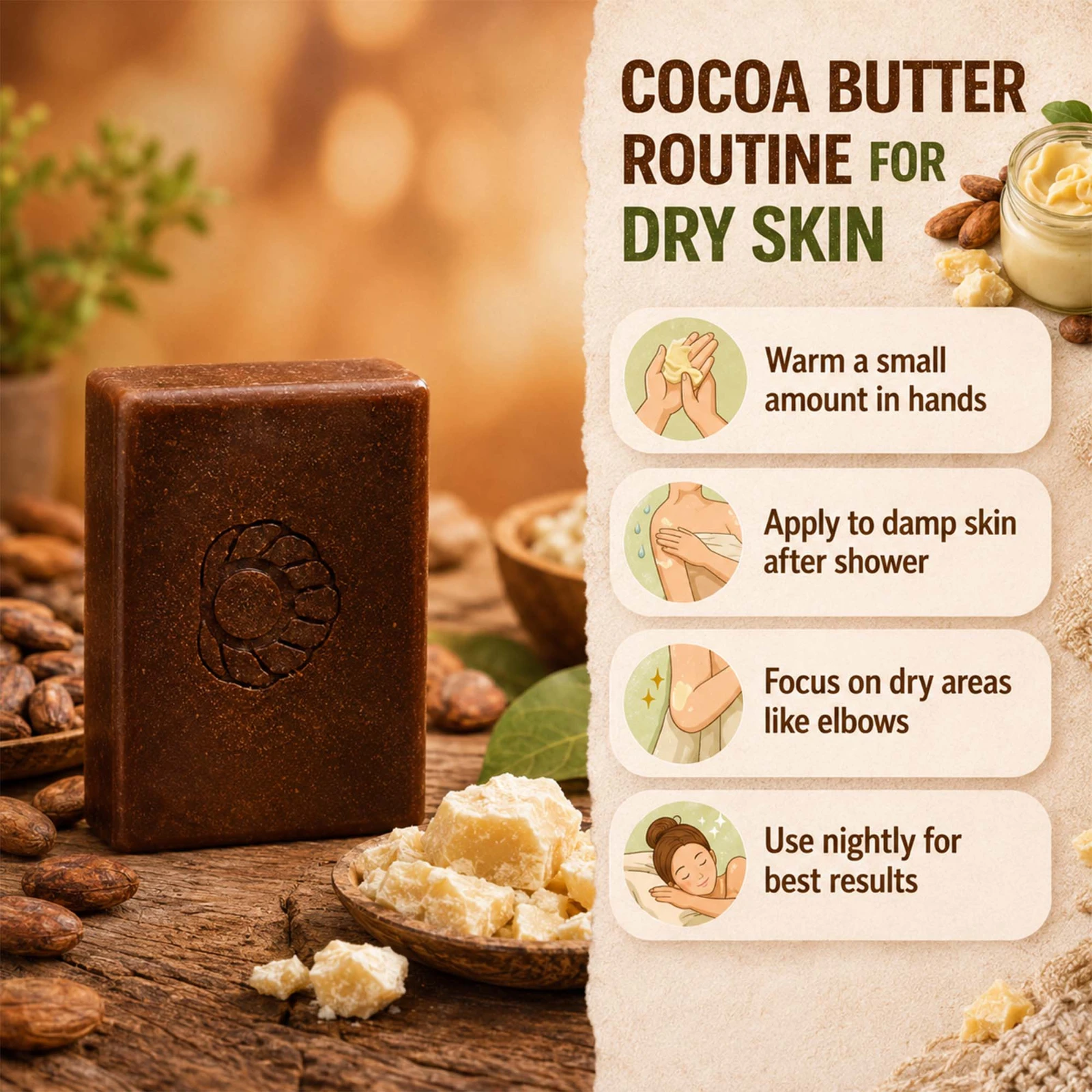 Pearly Touch Cocoa Butter Soap view 2