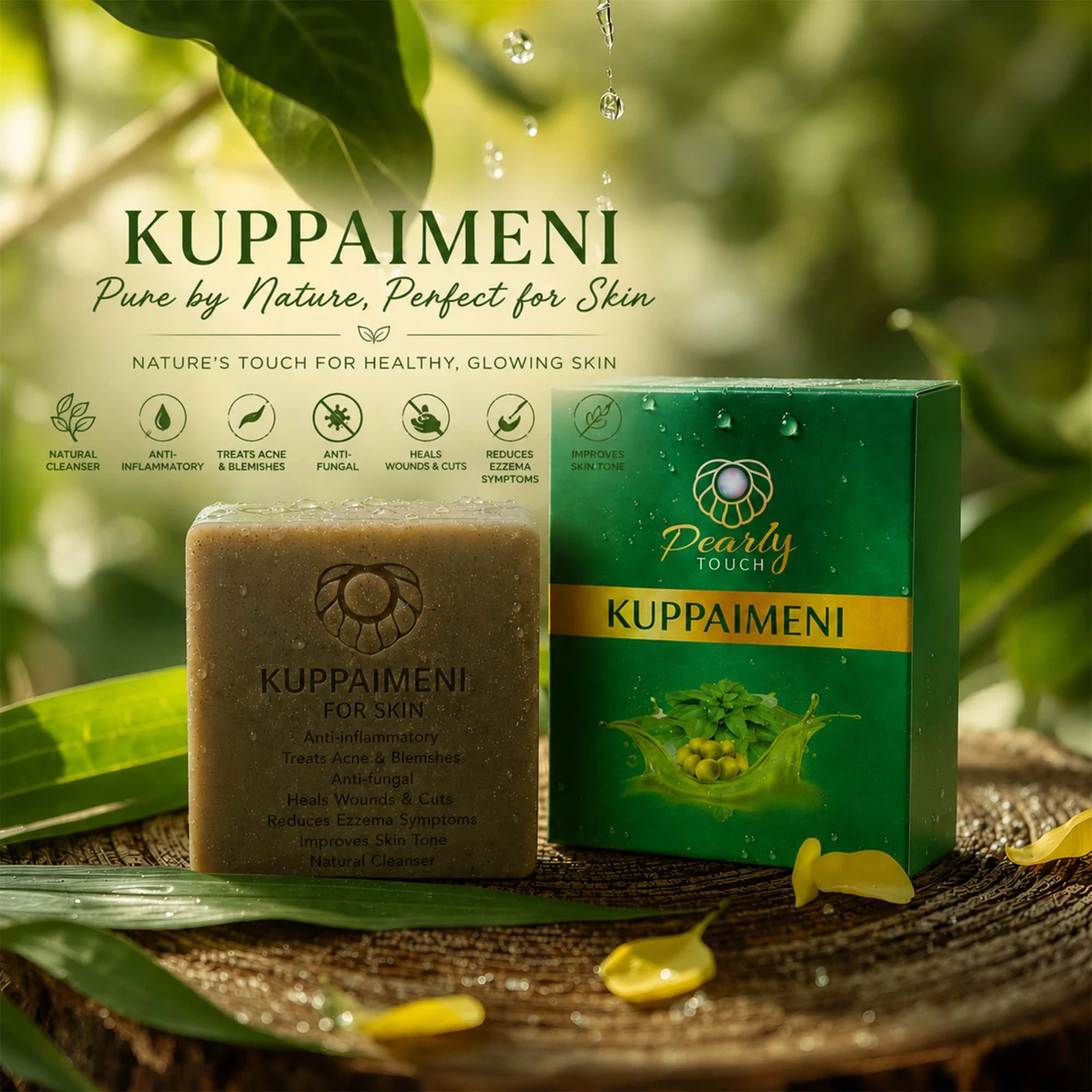 Pearly Touch Kuppaimeni Herbal Soap view 2